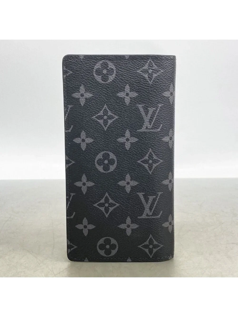 Louis Vuitton Wallet Monogram Eclipse Portefeuille Brazza Black